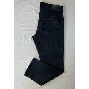 Lucky Brand 121 Slim Straight Sateen Stretch Jeans. Washed Black, Men's 36X29.